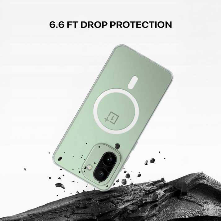 Anti Yellow Magsafe Clear Case - One Plus 15 R