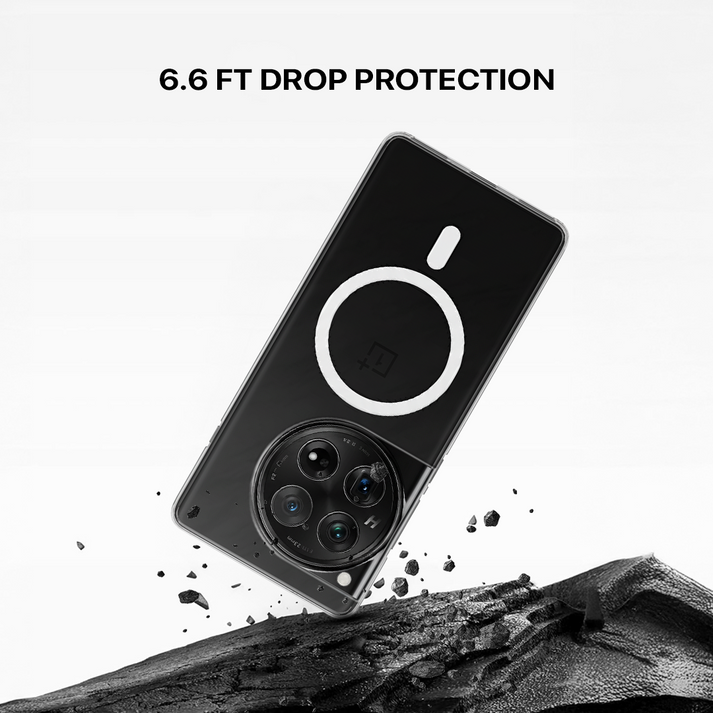 Anti Yellow Magsafe Clear Case - One Plus 12