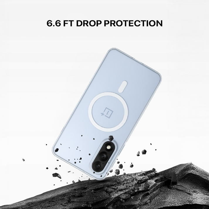 Anti Yellow Magsafe Clear Case - One Plus Nord 5
