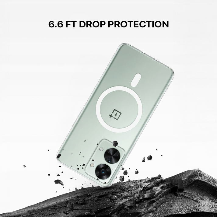 Anti Yellow Magsafe Clear Case - One Plus Nord 2T