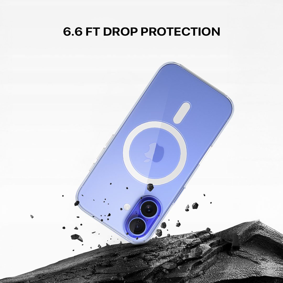 Anti Yellow Magsafe Clear Case - Iphone 16 Plus