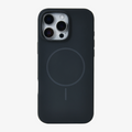 Anti Dust Magsafe Silicone Case - Iphone 16 pro Max ( Black)