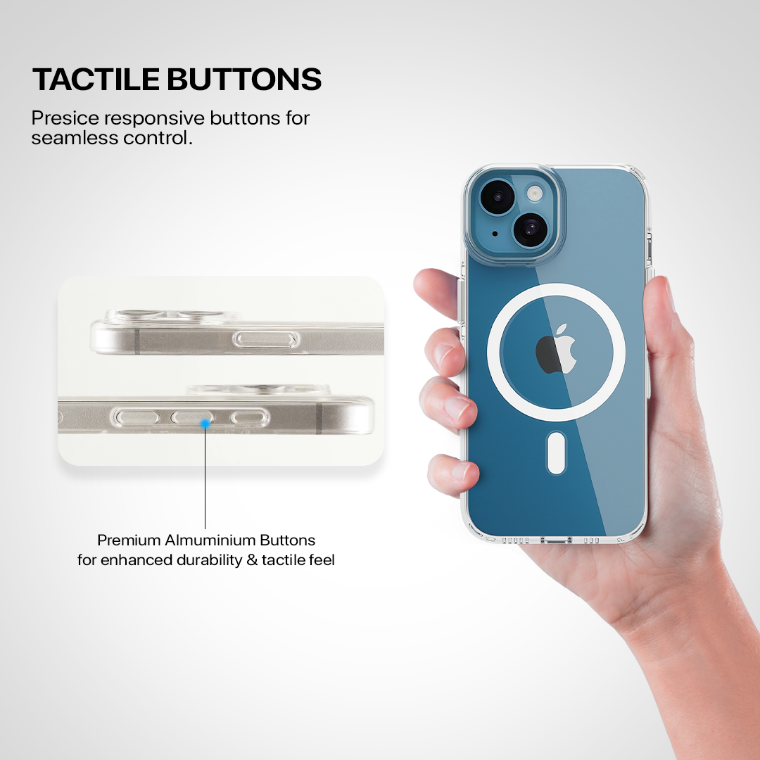 Anti Yellow Magsafe Clear Case - Iphone 15