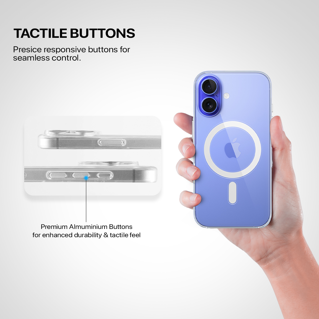 Anti Yellow Magsafe Clear Case - Iphone 16