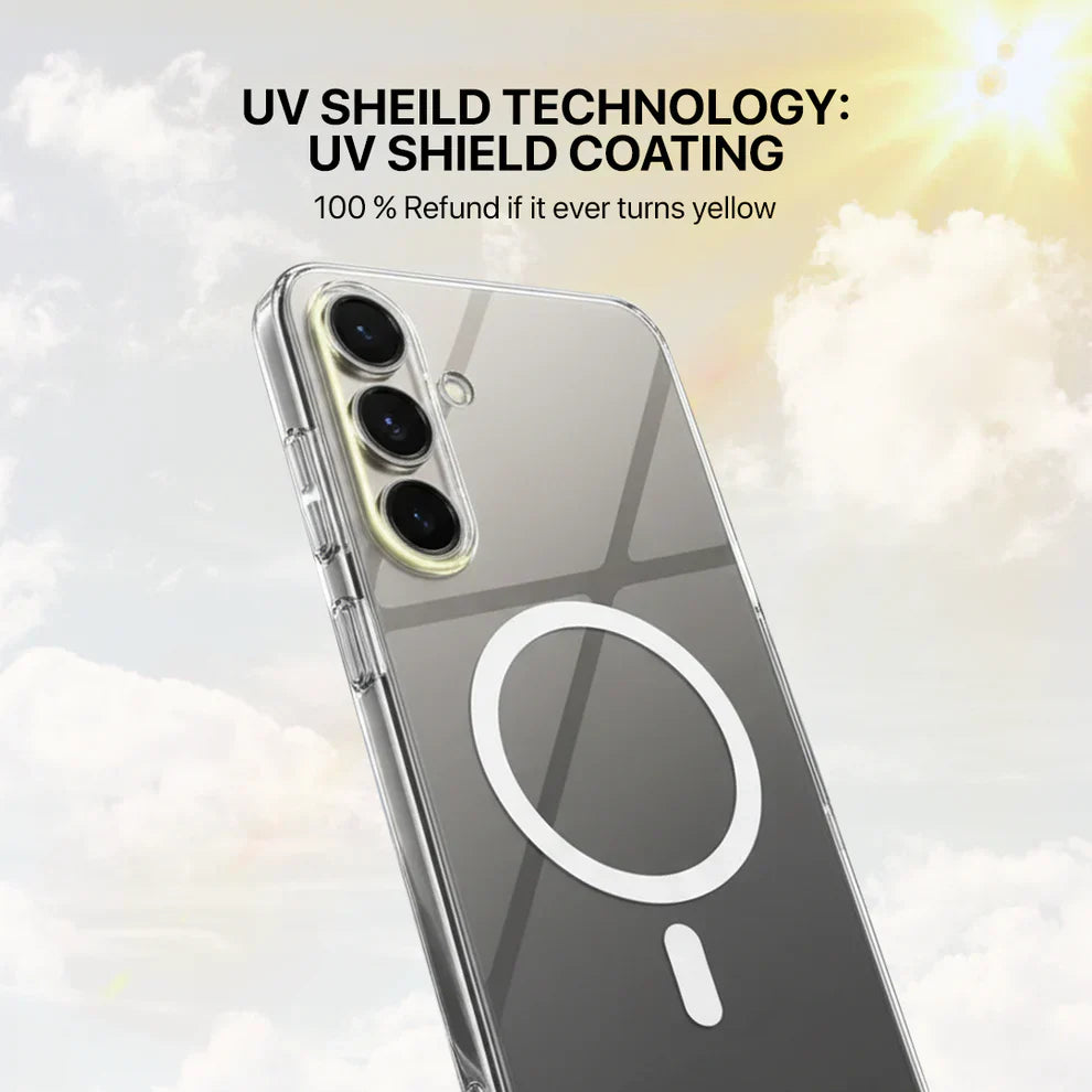 Anti Yellow Magsafe Clear Case Samsung - Galaxy S23 PLUS