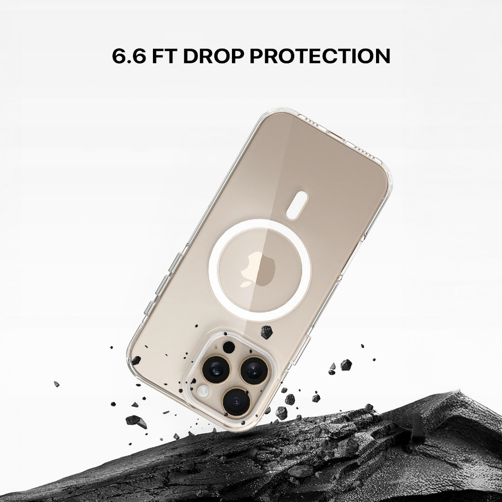 Anti Yellow Magsafe Clear Case- Iphone 16 Pro Max