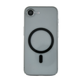 Anti Yellow Magsafe Clear Case - Iphone 16e (CRYSTAL Black TITANIUM)