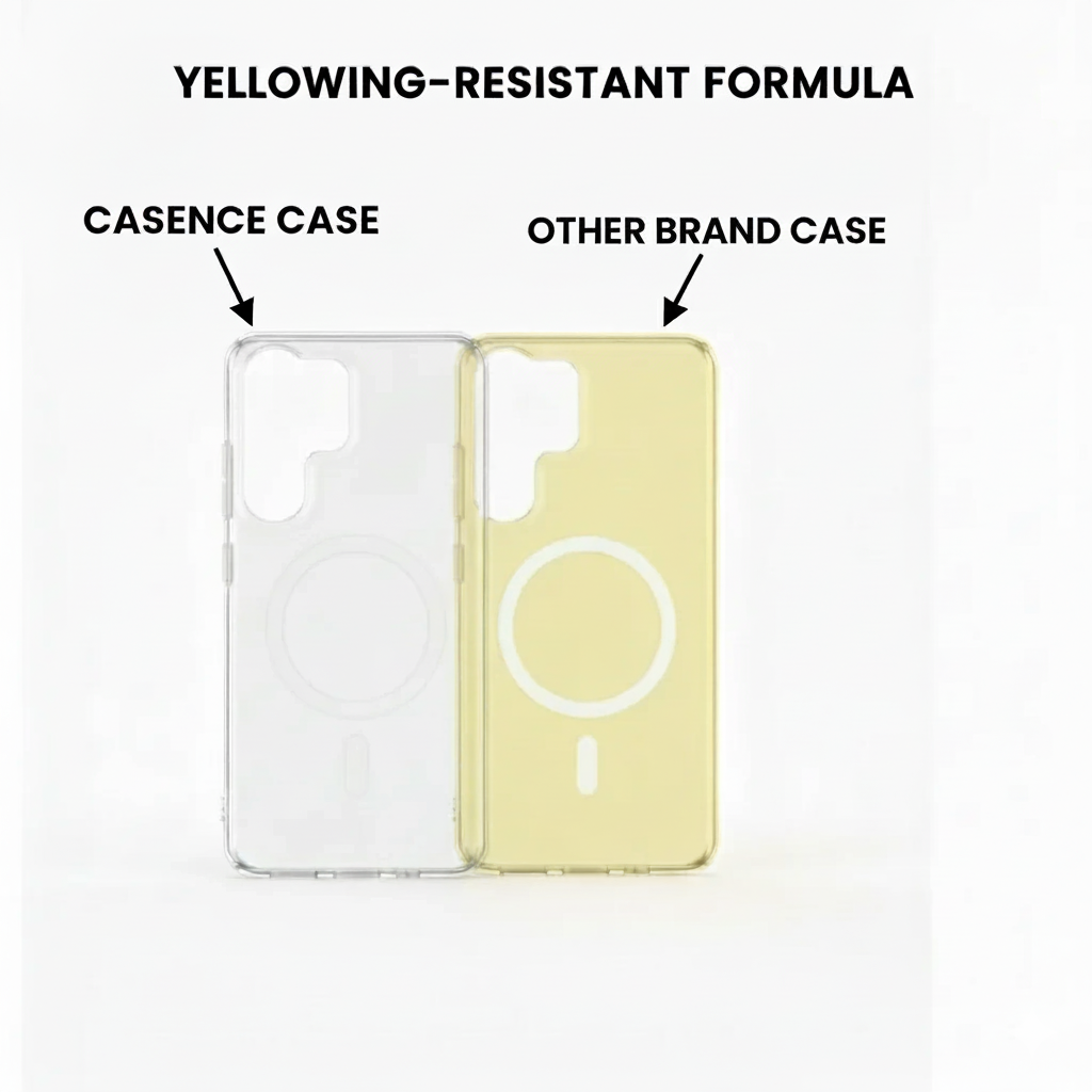 Anti Yellow Magsafe Clear Case Samsung -Samsung Galaxy S24 FE