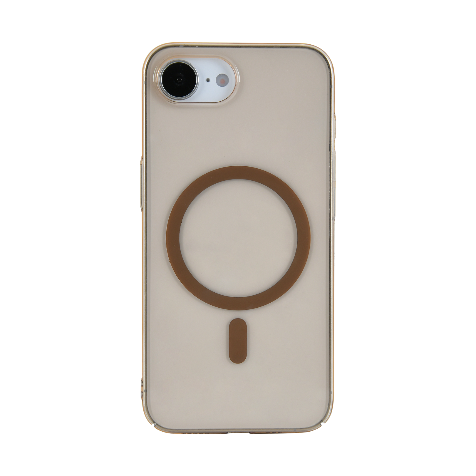 Anti Yellow Magsafe Clear Case - Iphone 16e (CRYSTAL Desert TITANIUM)