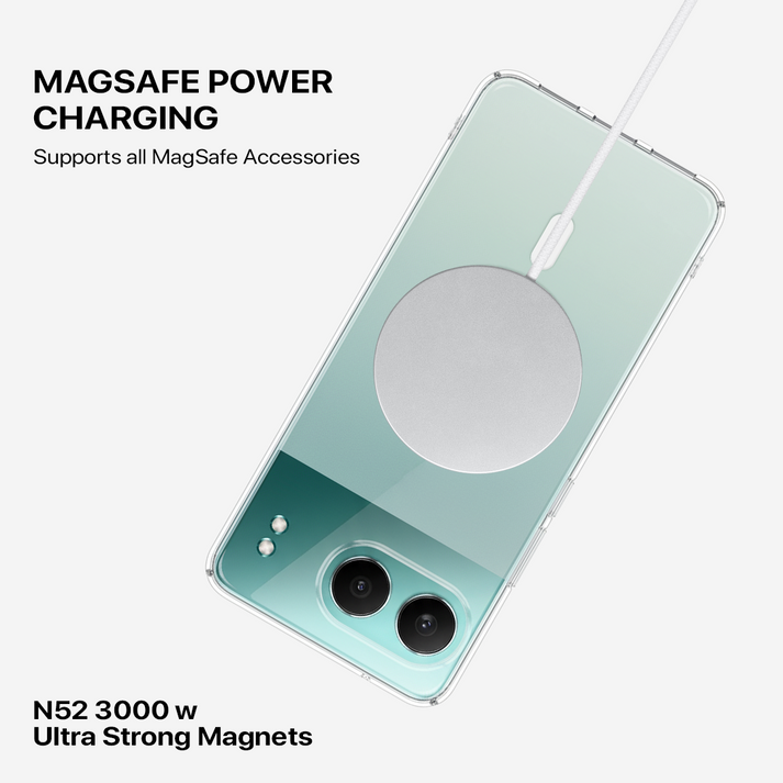 Anti Yellow Magsafe Clear Case - One Plus Nord 4