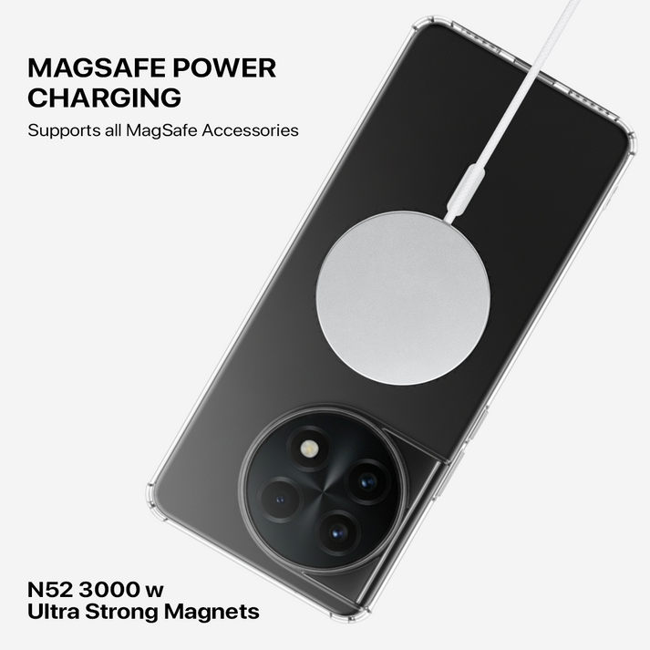 Anti Yellow Magsafe Clear Case - One Plus 11R