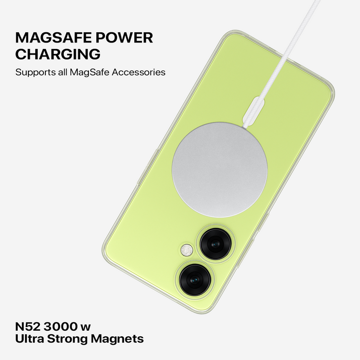 Anti Yellow Magsafe Clear Case - One Plus Nord Ce 3