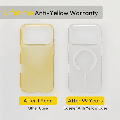 Anti Yellow Magsafe Clear Case - Iphone 17 Pro