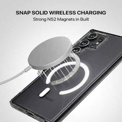 Anti Yellow Magsafe Clear Case Samsung - Galaxy S23 Ultra