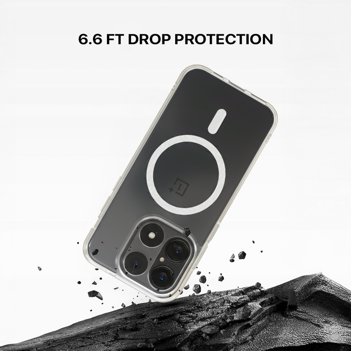 Anti Yellow Magsafe Clear Case - One Plus 15