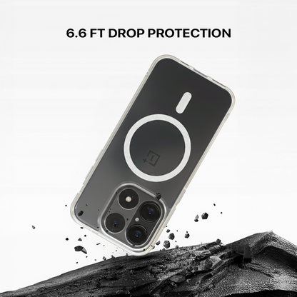 Anti Yellow Magsafe Clear Case - One Plus 15