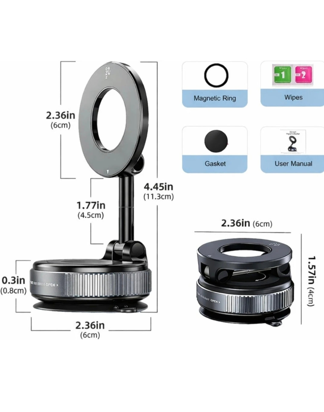 360° MagPro Magnetic Phone Holder
