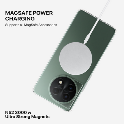 Anti Yellow Magsafe Clear Case - One Plus 11