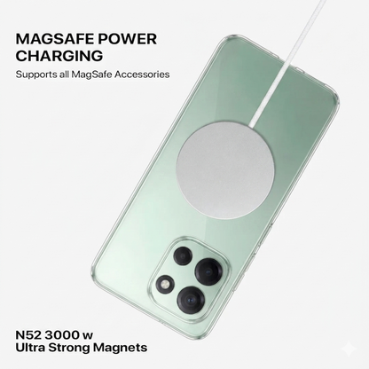 Anti Yellow Magsafe Clear Case - One Plus Nord 6