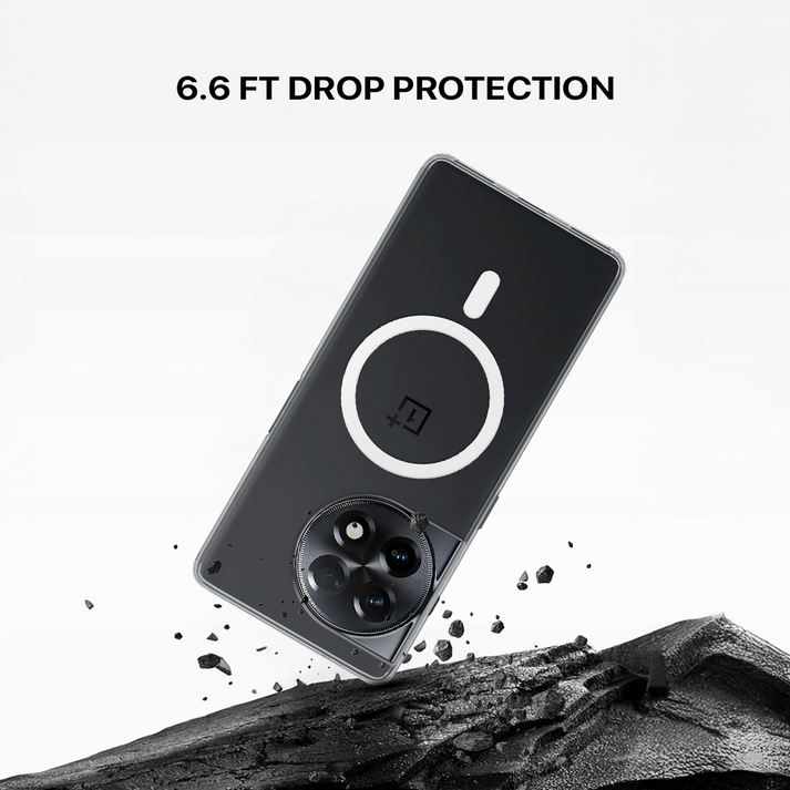 Anti Yellow Magsafe Clear Case - One Plus 11R