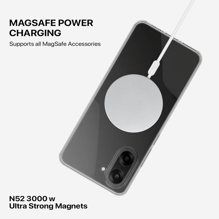 Anti Yellow Magsafe Clear Case - One Plus Nord Ce 5