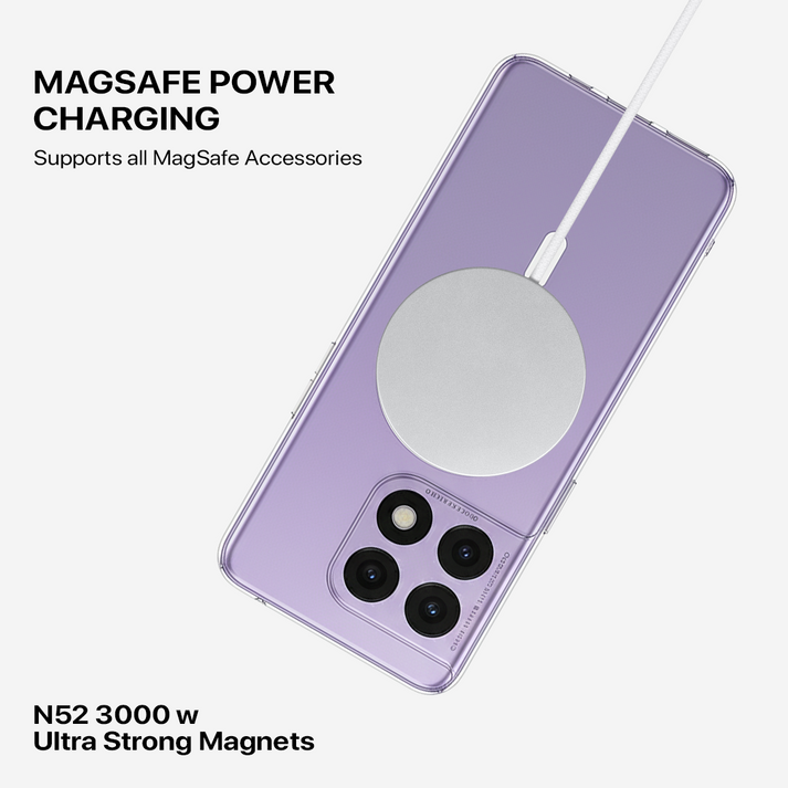 Anti Yellow Magsafe Clear Case - One Plus 10 Pro