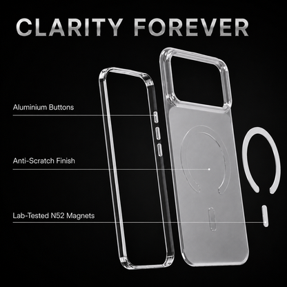 Anti Yellow Magsafe Clear Case - Iphone 17 Pro Max