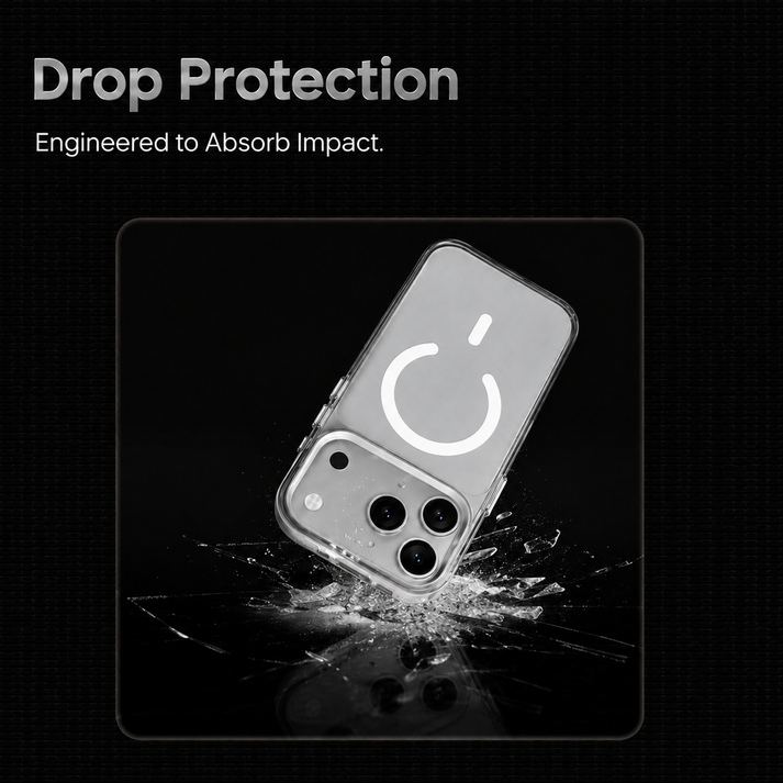 Anti Yellow Magsafe Clear Case - Iphone 17 Pro