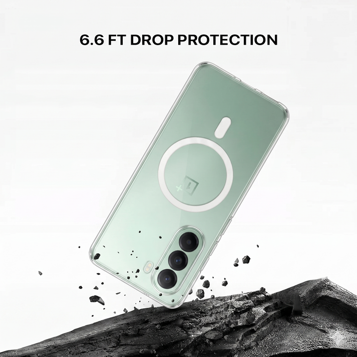 Anti Yellow Magsafe Clear Case - One Plus NORD CE6 LITE
