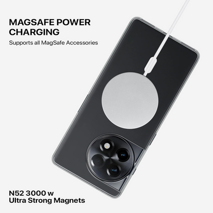 Anti Yellow Magsafe Clear Case - One Plus 12