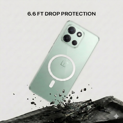 Anti Yellow Magsafe Clear Case - One Plus Nord 6